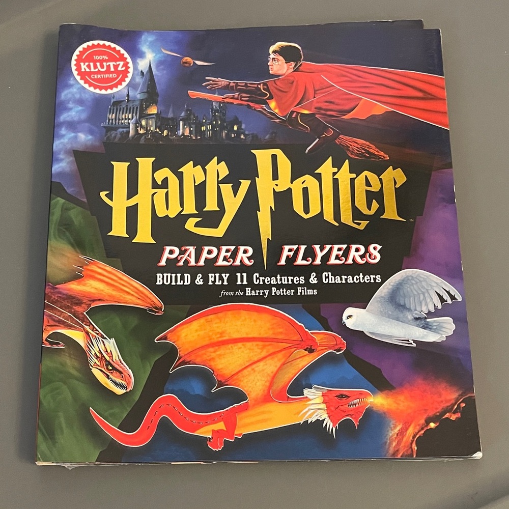 NEW - Sealed- Klutz Harry Potter Paper Flyers Kit
